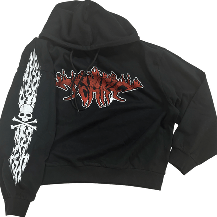 FLAME HOODIE (cropped)